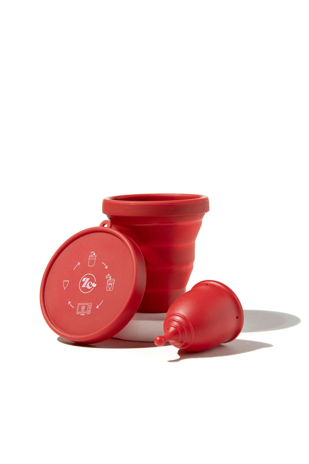 Two Size Zoe Cup + Steriliser Bundle
