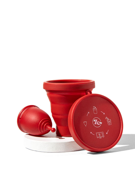 Two Size Zoe Cup + Steriliser Bundle